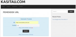 Custom Pemendek Url