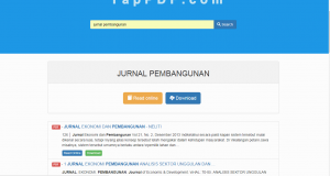 Tampilan hasil pencarian dokumen