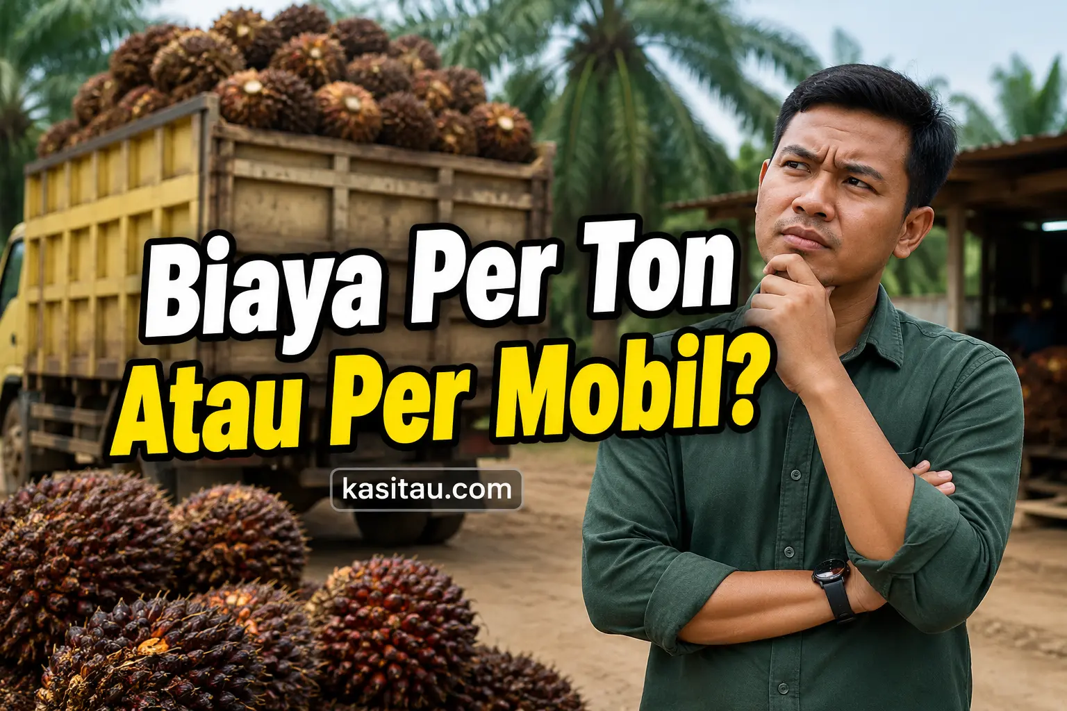 Biaya Transportasi Sawit Per Ton Naik Terus? Ini Cara Hitung dan Menghematnya Biar Tetap Untung