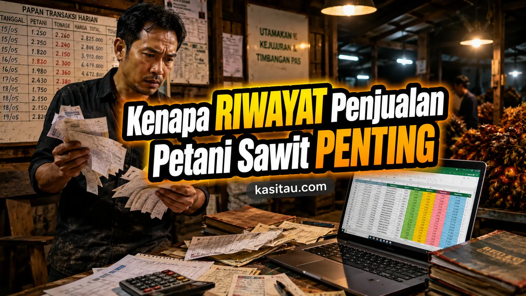 Cara Melacak Riwayat Penjualan Petani Sawit: Biar Data Tidak Berantakan dan Bisnis Lebih Aman