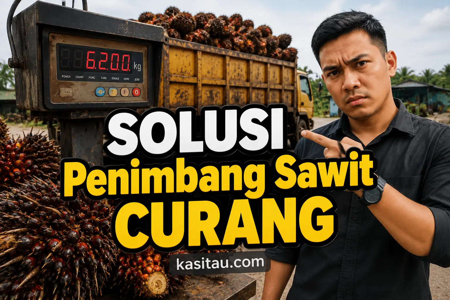 Cara Mengatasi Penimbang Sawit Curang: Strategi Toke Sawit Agar Tidak Rugi Diam-Diam