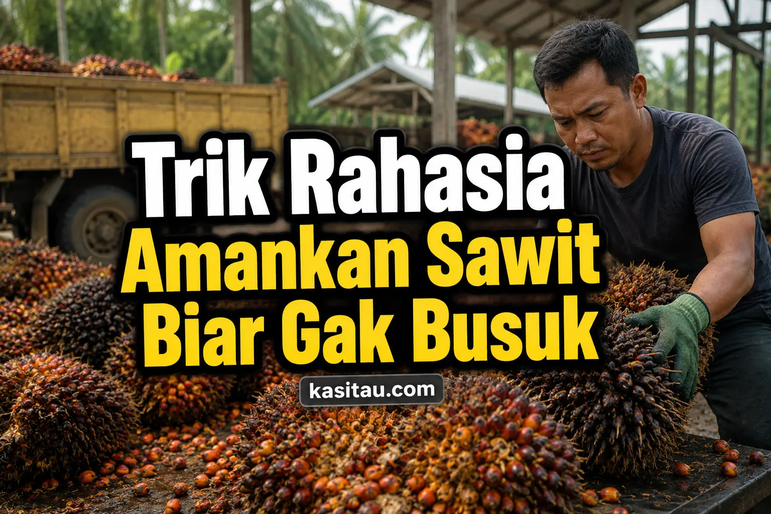 Cara Mengatasi Sawit Busuk Sebelum Dijual Agar Tidak Rugi Besar