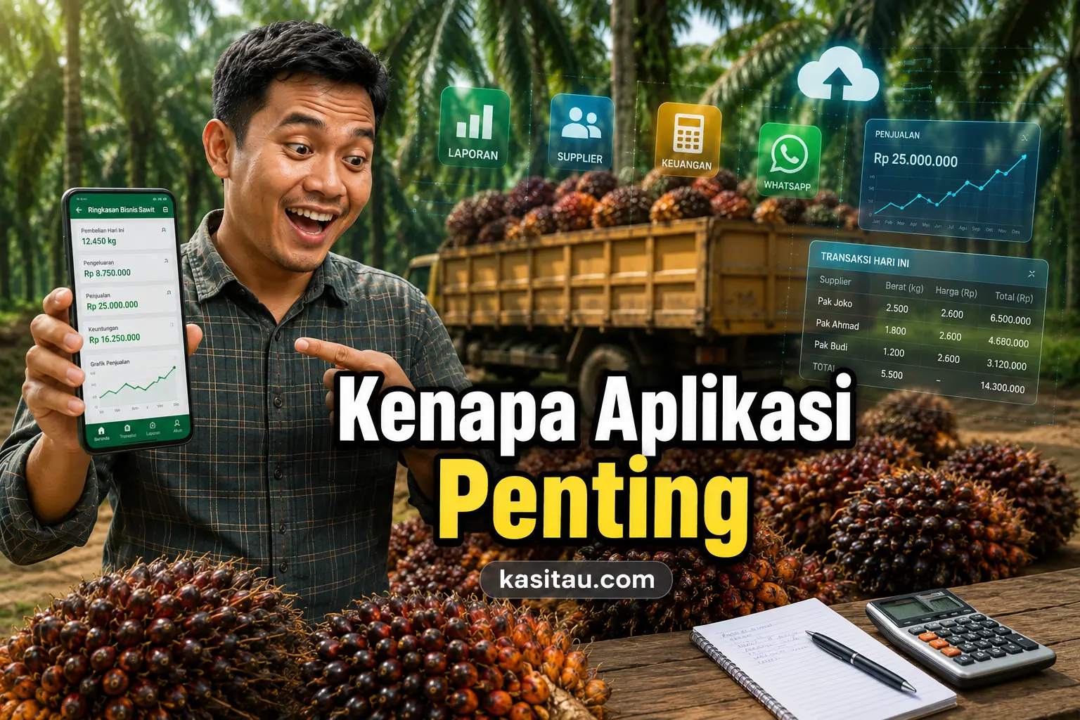Cara Menggunakan Aplikasi untuk Bisnis Sawit: Biar Kerja Lebih Cepat dan Untung Lebih Teratur
