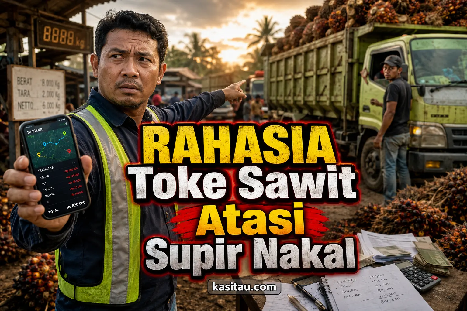 Cara Menghindari Kerugian Toke Sawit dari Supir Nakal: Jangan Sampai Uang Bocor Diam-Diam