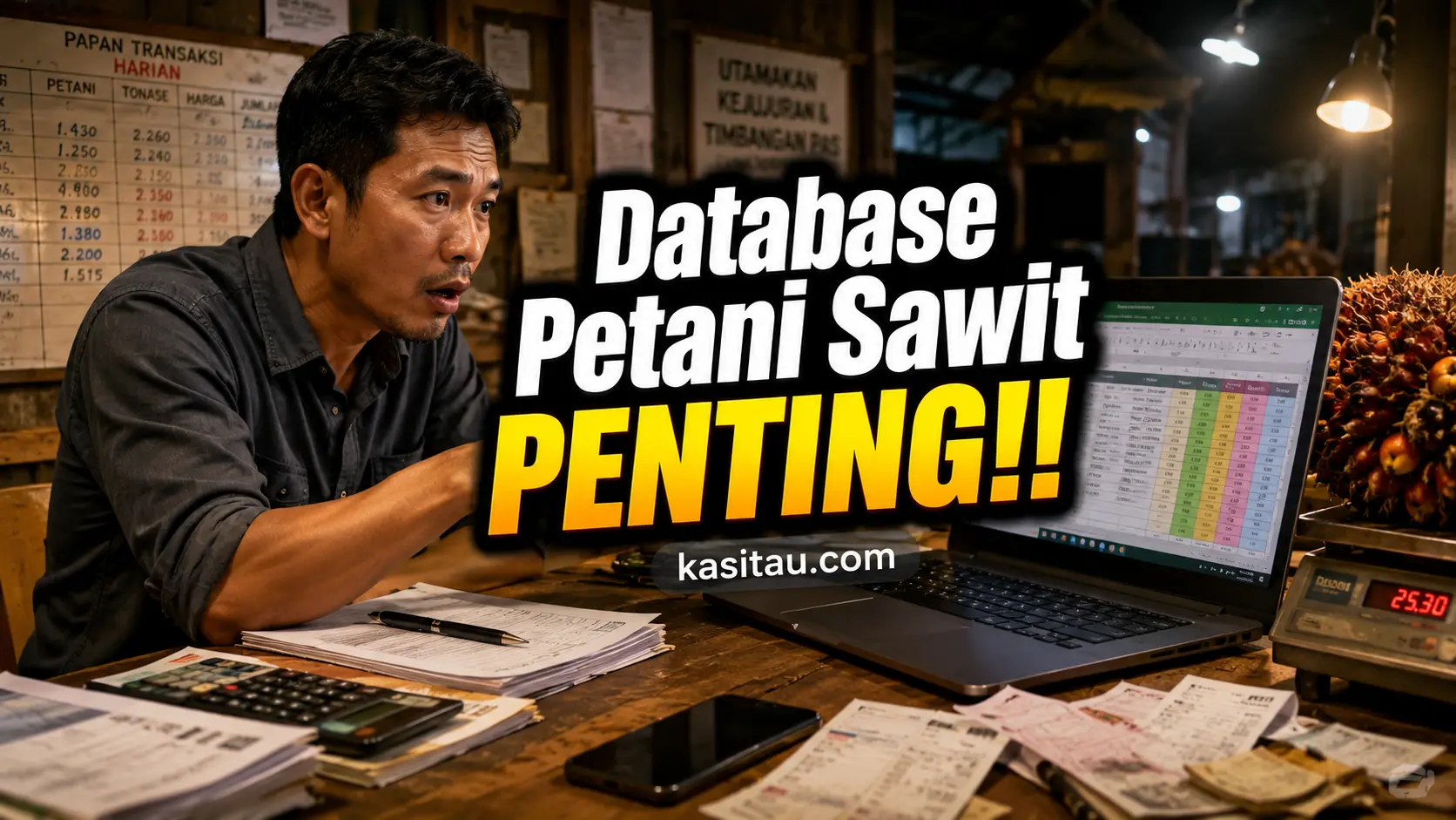 Cara Membuat Database Petani Sawit di Excel: Praktis, Rapi, dan Mudah Dipakai Toke Sawit