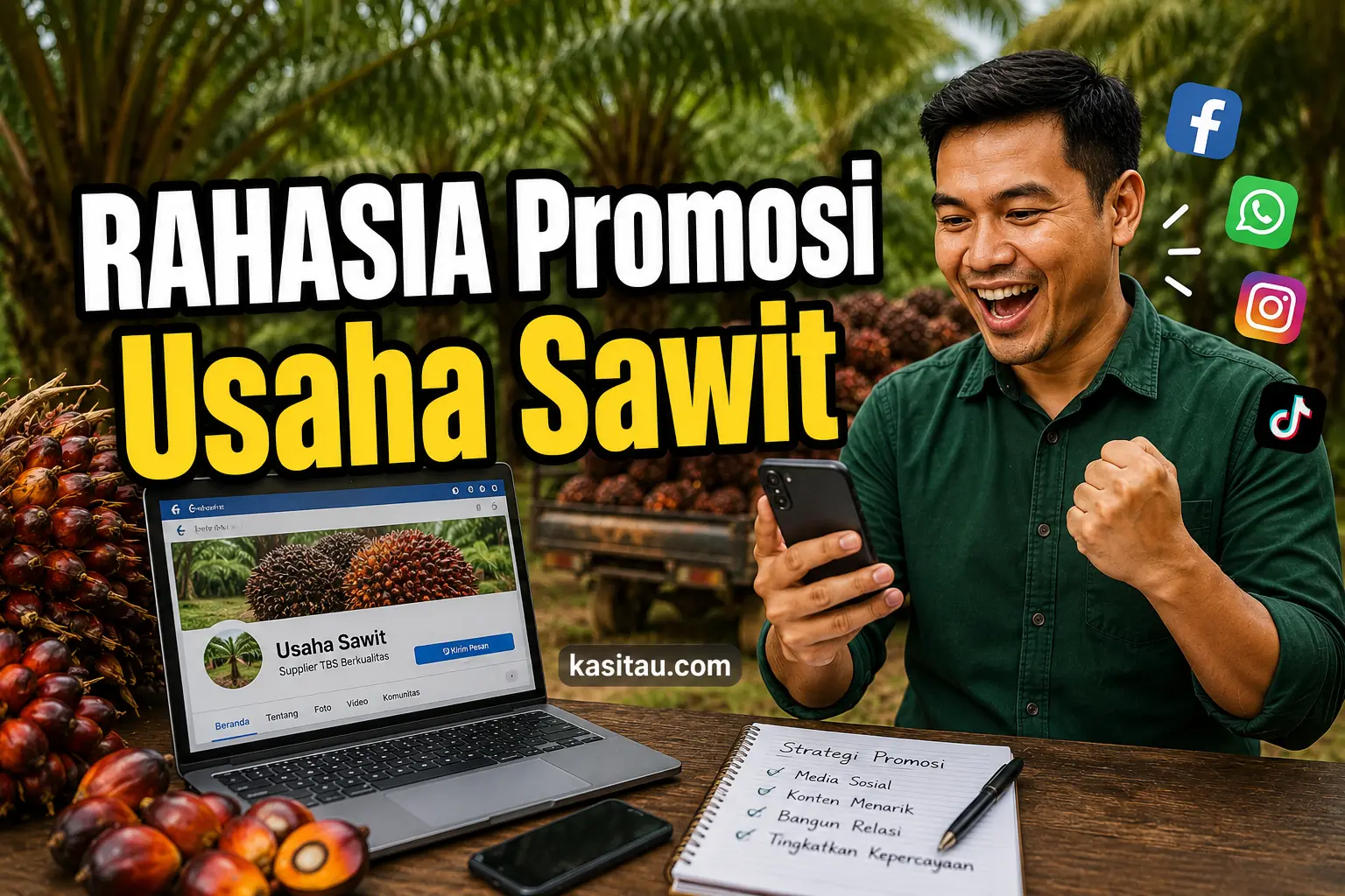 Cara Promosi Usaha Sawit Secara Online: Strategi Sederhana Agar Supplier dan Pembeli Makin Banyak