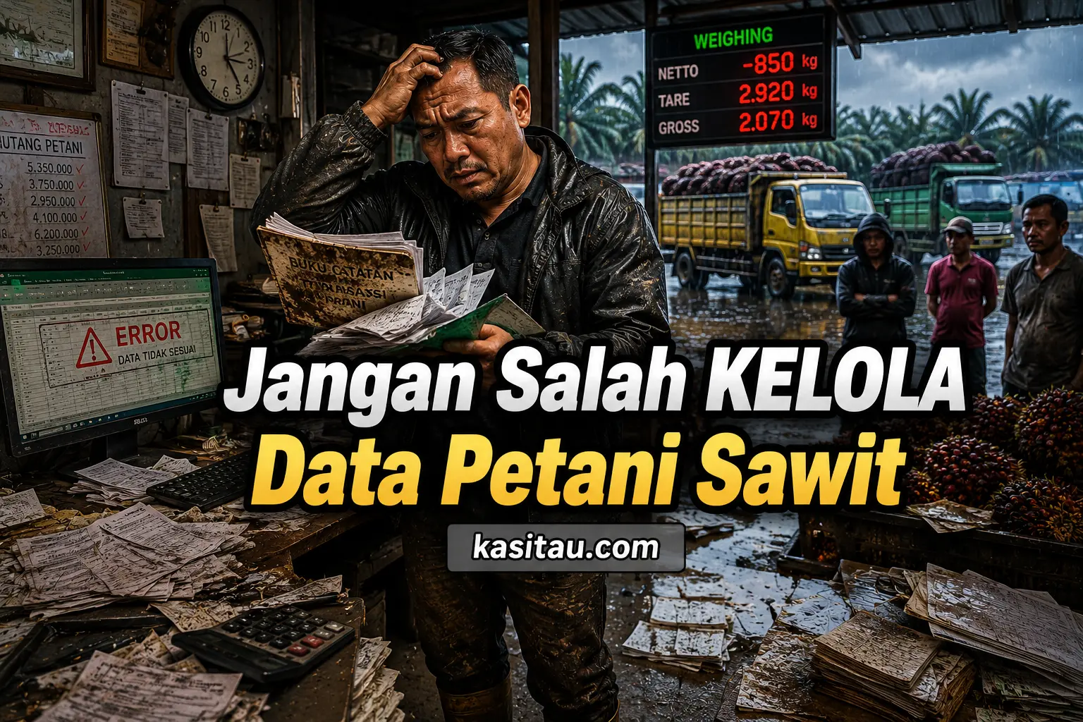 Kesalahan Toke Sawit dalam Mengelola Data Petani: Masalah Kecil yang Bisa Bikin Rugi Besar