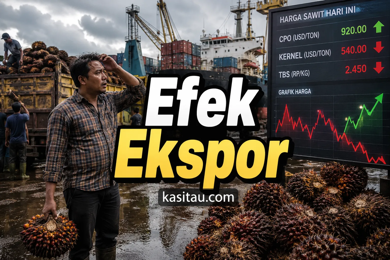 Pengaruh Ekspor Terhadap Harga Sawit Lokal: Kenapa Harga Bisa Naik Turun Drastis?