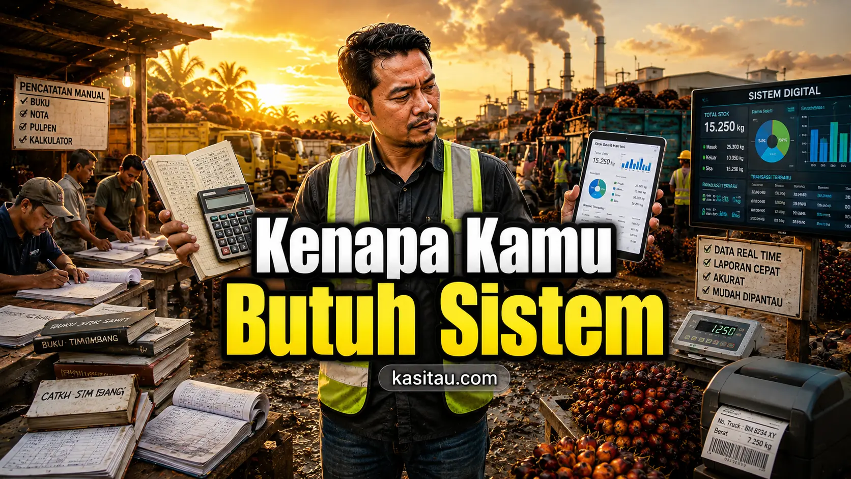 Sistem Stok Sawit Manual vs Digital: Mana yang Lebih Efektif untuk Bisnis Sawit?