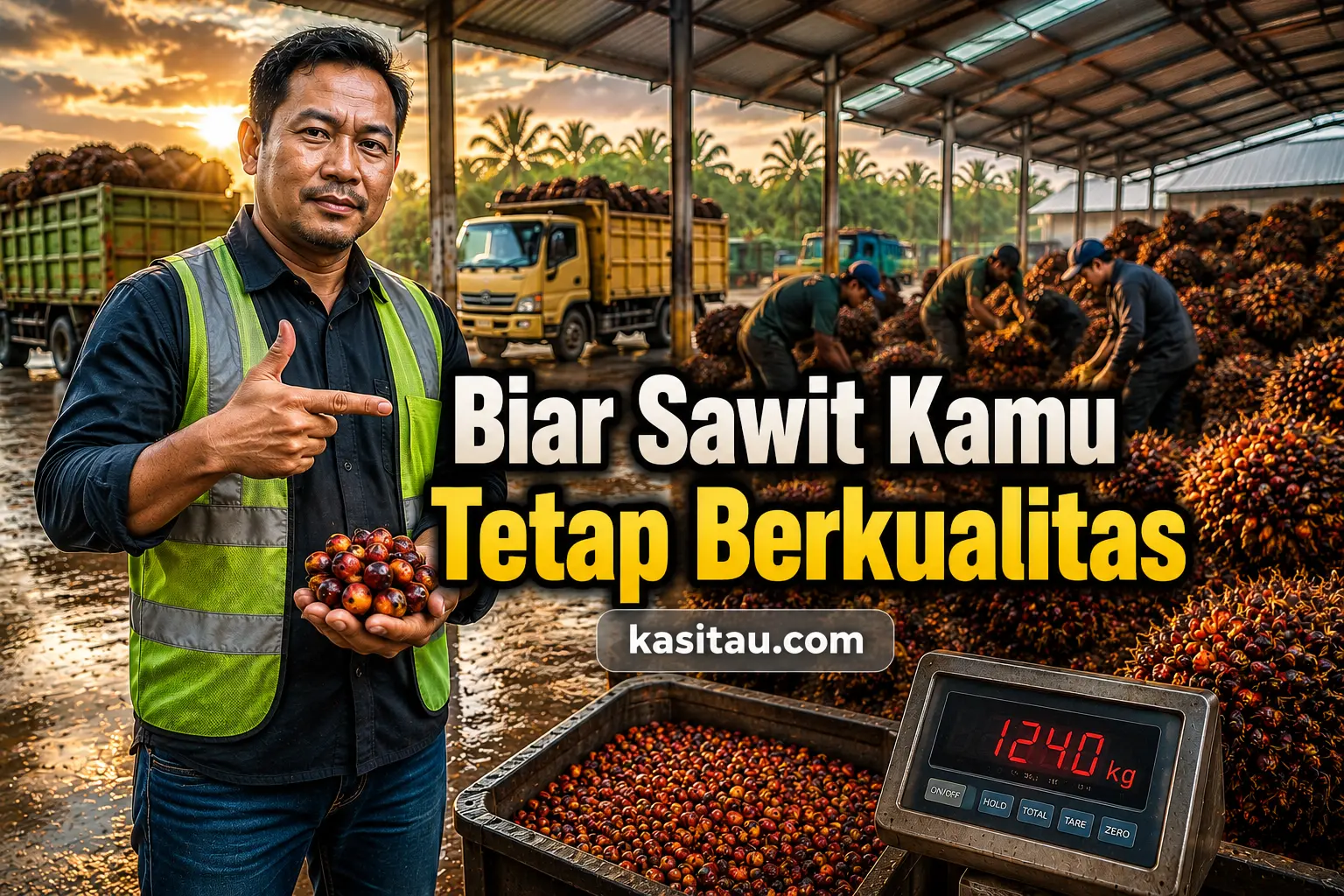 Tips Menjaga Kualitas Sawit di Tempat Penampungan Agar Harga Tetap Bagus dan Tidak Cepat Rusak