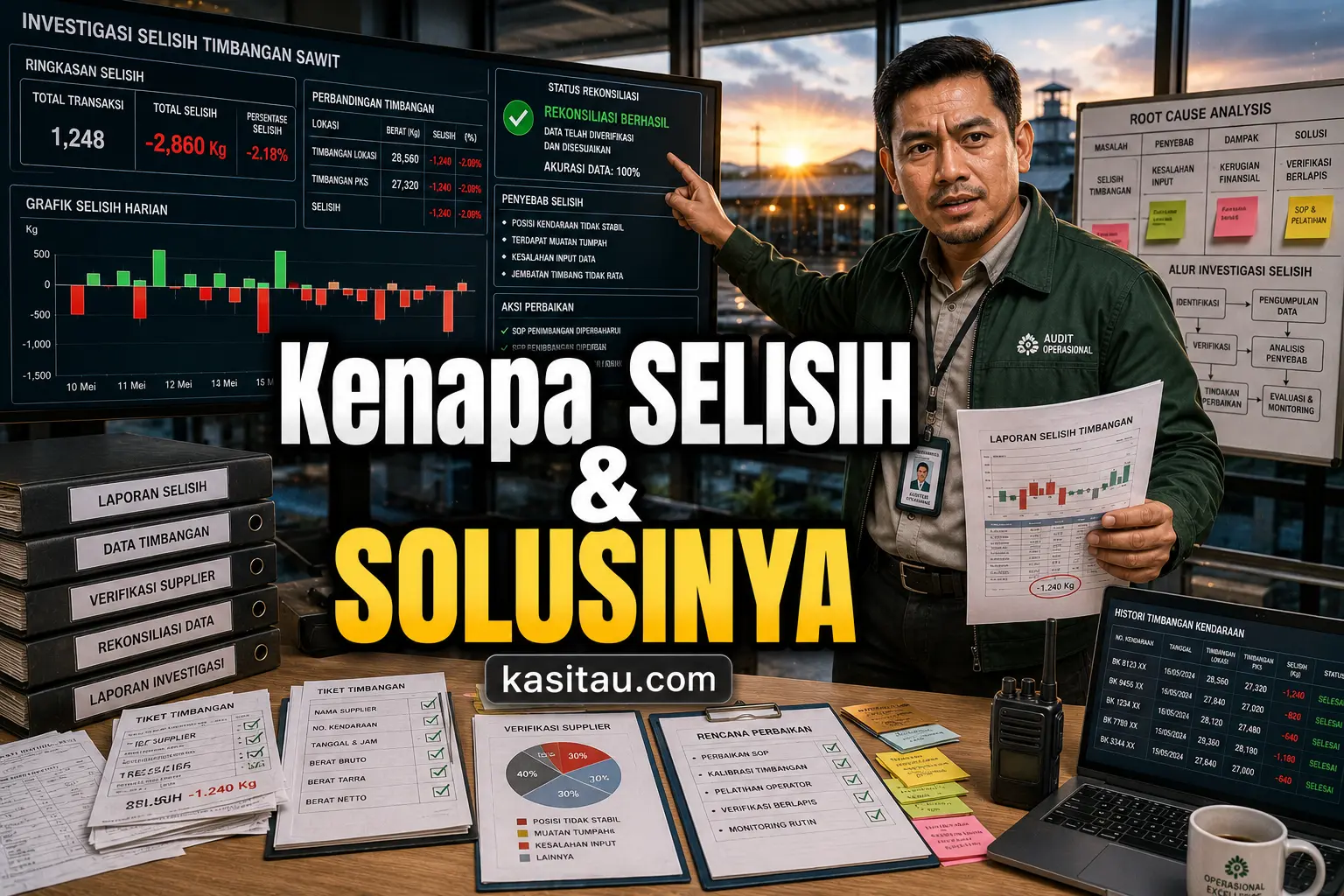 Selisih Timbangan Sawit Bikin Pusing? Begini Cara Menanganinya Sebelum Menjadi Kerugian Besar