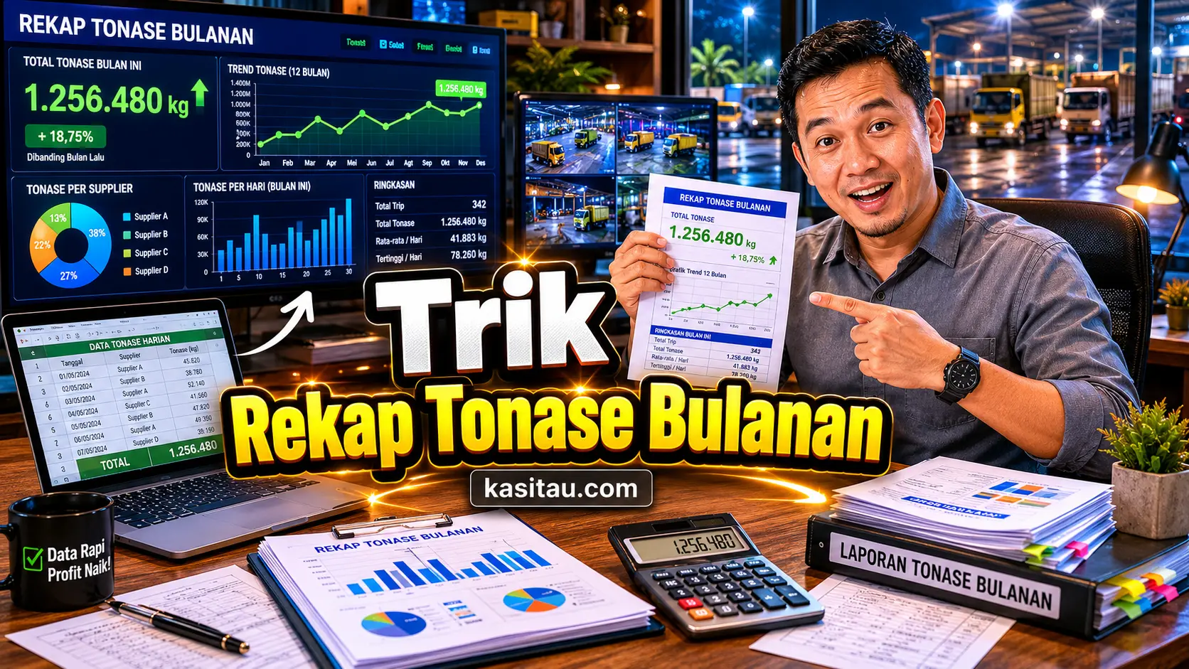 Cara Mengetahui Total Tonase Bulanan dengan Mudah: Panduan Praktis Agar Data Tidak Meleset