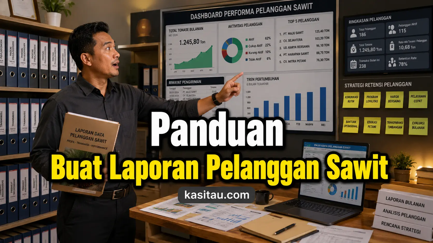 Masih Pakai Ingatan? Cara Membuat Laporan Data Pelanggan Sawit yang Rapi agar Bisnis Lebih Mudah Berkembang