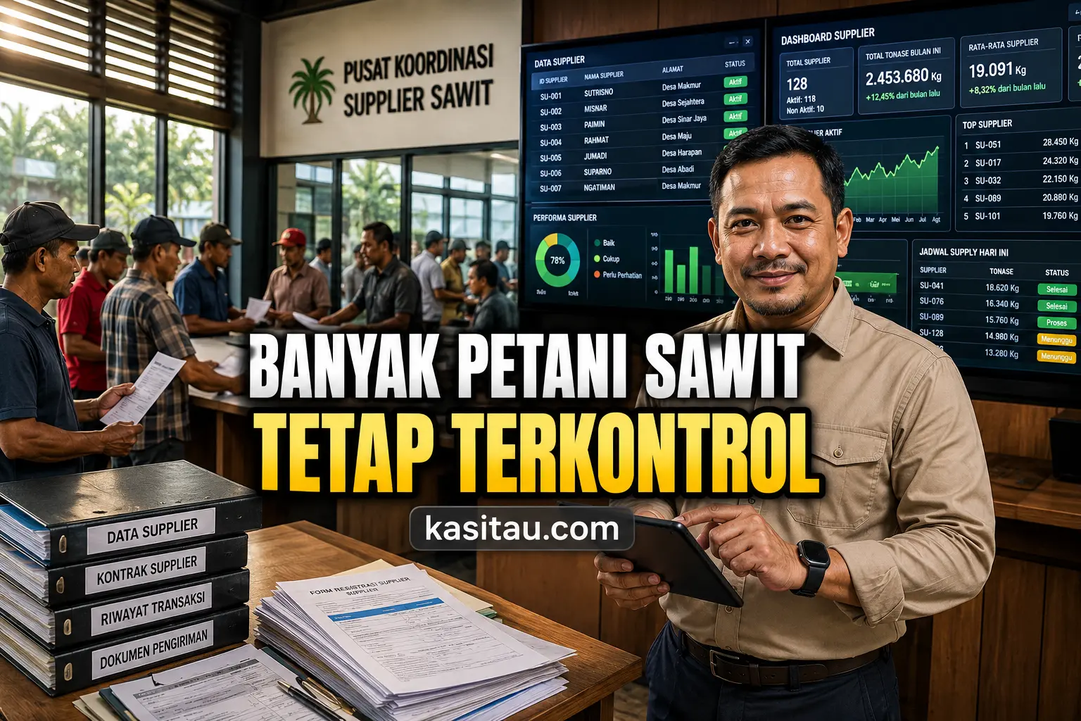 Punya Banyak Supplier Sawit Tapi Data Berantakan? Begini Cara Mengelolanya Agar Bisnis Tetap Terkontrol