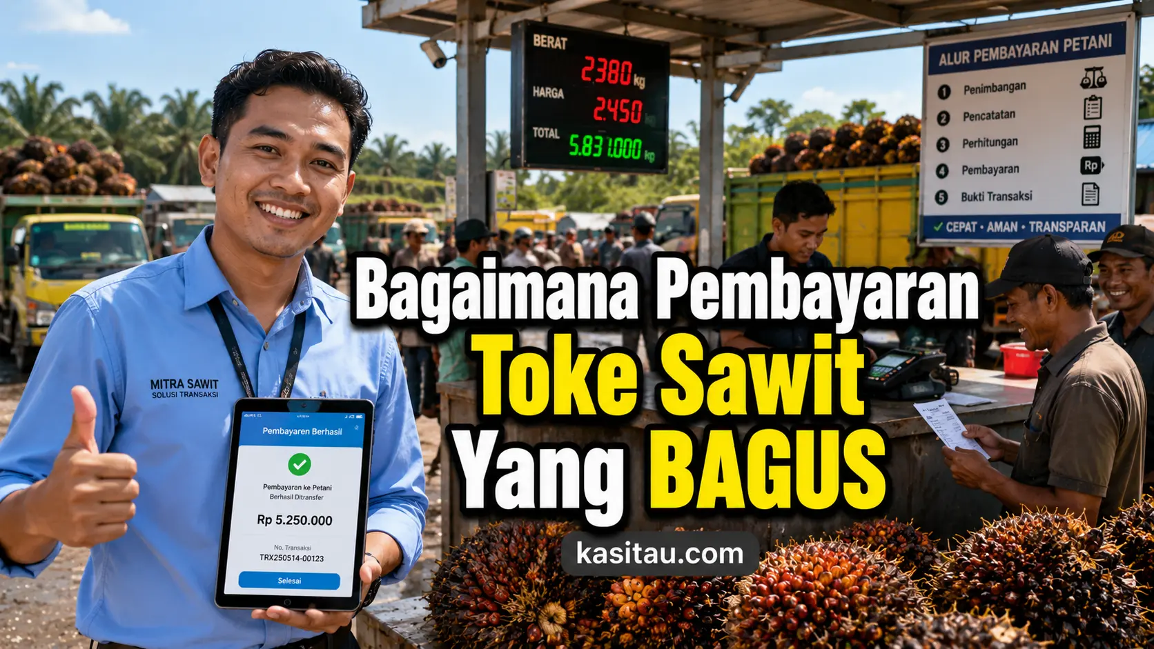 Banyak Toke Sawit Mengabaikan Hal Ini! Sistem Pembayaran ke Petani yang Efektif agar Mereka Tetap Loyal dan Percaya