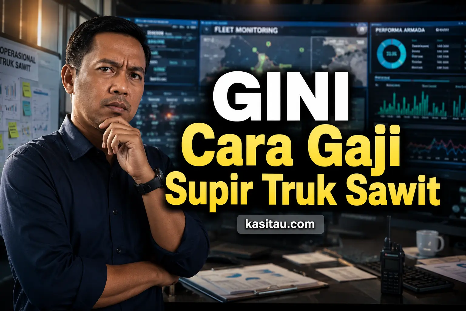 Banyak Pemilik Armada Bingung Menentukan Gaji Supir Sawit! Begini Cara Menggaji Supir Truk Sawit yang Adil dan Menguntungkan