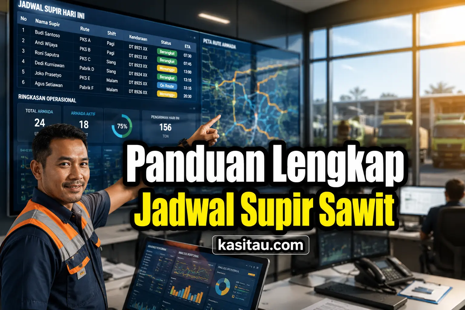 Rahasia Jadwal Kerja Supir yang Rapi: Armada Jalan Lancar, Biaya Operasional Lebih Hemat