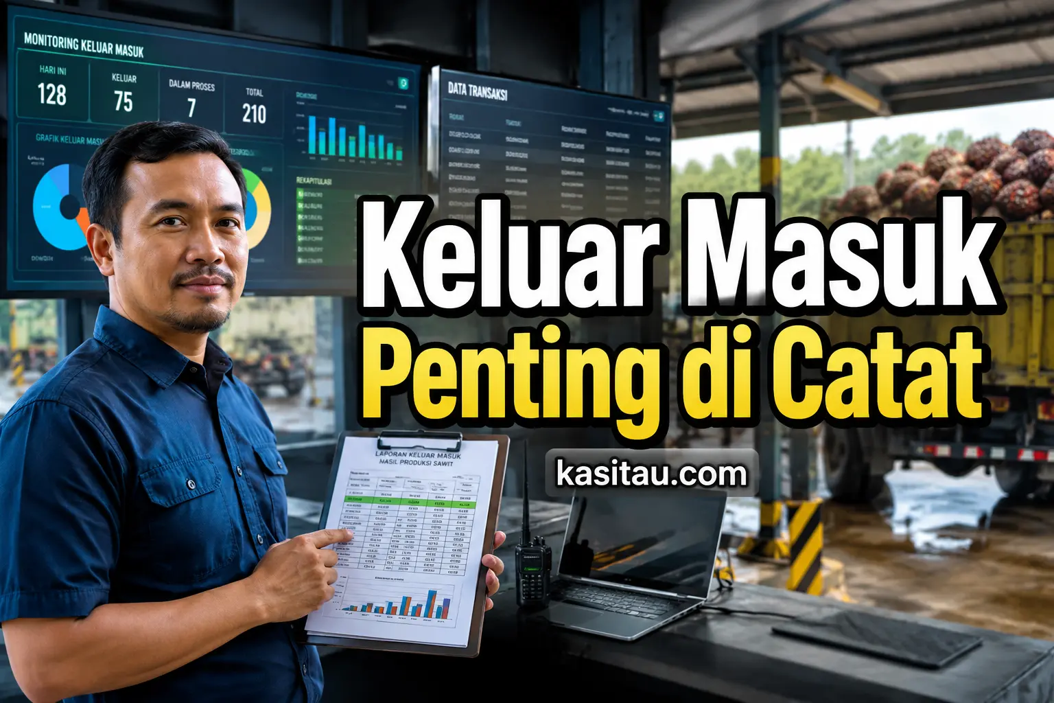 Cara Mengontrol Masuk Keluar Sawit dengan Mudah dan Rapi: Panduan Praktis untuk Pemilik Kebun & Pabrik