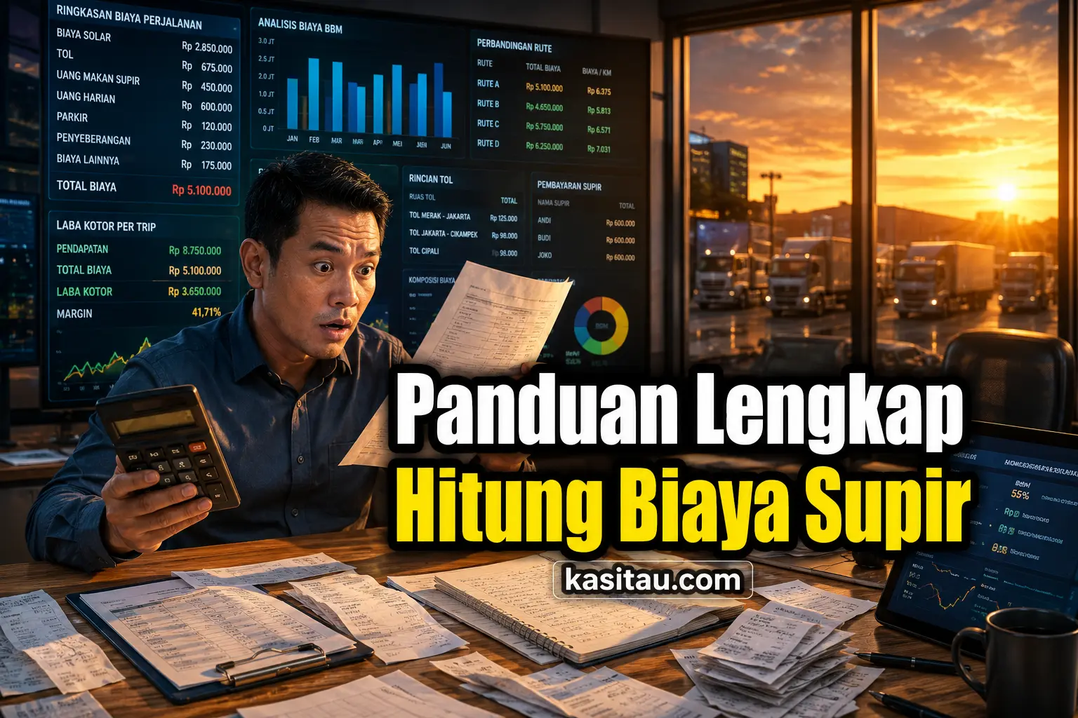 Banyak Pemilik Armada Salah Hitung! Begini Cara Menghitung Biaya Perjalanan Supir dengan Tepat Agar Tidak Merugi